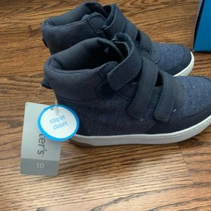 carters boy high tops with velcro new size 10